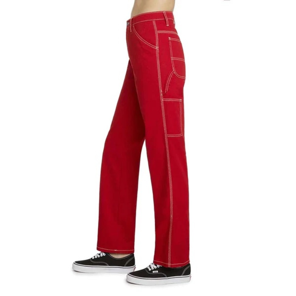 Hudson red carpenter pants sz 27